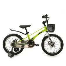 Детский велосипед 16 д. Prof1 MB 16Oxic Neon Green, магниевая рама, зеленый фото 11