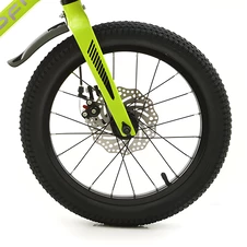 Детский велосипед 16 д. Prof1 MB 1683 Neon Green Flash с корзинкой, зеленый фото 44