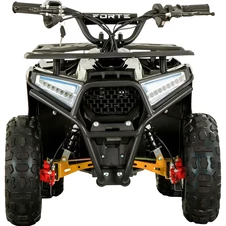Детский квадроцикл HB-FFA 1000-7 (MP3) оранжевый, надувные колеса, мотор 1000W фото 11