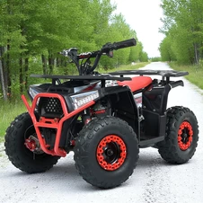 Детский электрический квадроцикл HB-FFA 1000-3 (MP3) красный, двигатель 1000 Вт