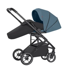 Прогулочная коляска Carrello Alfa BF CRL-5508 Indigo Blue синяя, реверсивный блок