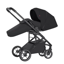 Прогулочная коляска Carrello Alfa BF CRL-5508 Midnight Black черная, реверсивный блок