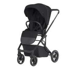 Прогулочная коляска Carrello Alfa BF CRL-5508 Midnight Black черная, реверсивный блок фото 11
