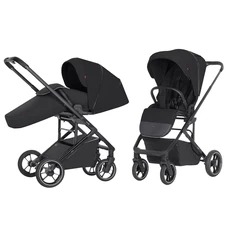 Прогулочная коляска Carrello Alfa BF CRL-5508 Midnight Black черная, реверсивный блок купить