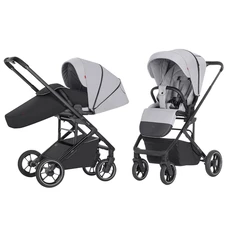 Прогулочная коляска Carrello Alfa BF CRL-5508 Feather Grey светло-серая, реверсивный блок купить