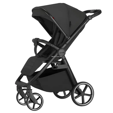 Прогулочная коляска Carrello Bravo SL Deluxe CRL-5520 Eclipse Black черная, чехол на ножки