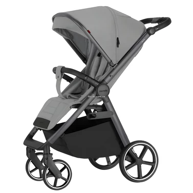 Прогулочная коляска Carrello Bravo SL Deluxe CRL-5520 Shuttle Grey серая, чехол на ножки