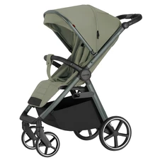 Прогулочная коляска Carrello Bravo SL Deluxe CRL-5520 Mosaic Green зеленая, чехол на ножки