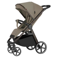 Прогулочная коляска Carrello Bravo SL Deluxe CRL-5520 Velvet Beige бежевая, чехол на ножки