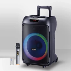 Беспроводная колонка JBR-1205 с микрофоном, пульт, Bluetooth, MP3, USB фото 33