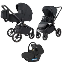 Универсальная коляска 3 в 1 Carrello Epica CRL-8511 Space Black 2025 черная фото 33