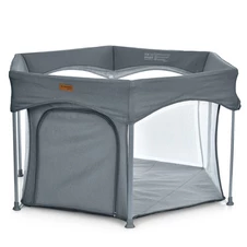 Детский манеж ME 1195 Dark Gray El Camino Swift 6 шестиугольный, темно-серый