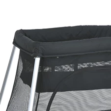 Детская кроватка - манеж ME 1194 Black El Camino So easy двухуровневая, черная купить