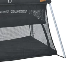 Детская кроватка - манеж ME 1194 Black El Camino So easy двухуровневая, черная фото 33