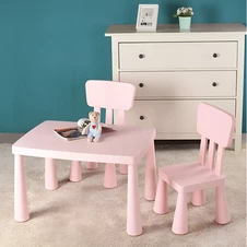 Столик с двумя стульчиками Bambi M 6176-8 KiddyDuo для девочки, розовый фото 11