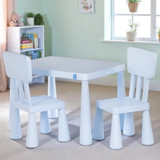 Столик с двумя стульчиками Bambi M 6176-4 KiddyDuo для мальчика, голубой