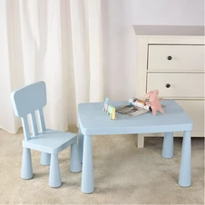 Столик с двумя стульчиками Bambi M 6176-4 KiddyDuo для мальчика, голубой купить