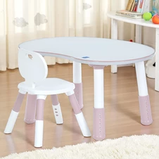 Столик и стульчик регулируемые M 6179-8 LumiKid, розовый