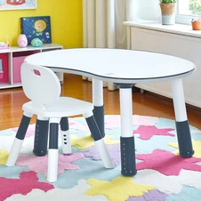 Столик и стульчик регулируемые M 6179-4 LumiKid, синий