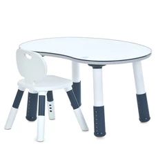 Столик и стульчик регулируемые M 6179-4 LumiKid, синий купить