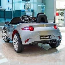 Детская машина Mazda M 5846 EBLRS-11 с четырьмя моторами, серая фото 55