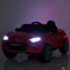 Детская машина на аккумуляторе M 5846 EBLR-3, мягкое сиденье, красная фото 18