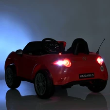 Детская машина на аккумуляторе M 5846 EBLR-3, мягкое сиденье, красная фото 25