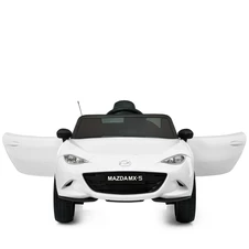 Детская машина на аккумуляторе M 5846 EBLR-1, мягкое сиденье, белая фото 16
