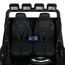 Детский джип на аккумуляторе M 6108 EBLR-2 (24V) черный, двухместный фото 14