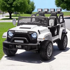 Детский электромобиль джип M 6108 EBLR-1 (24V) белый, двухместный купить