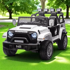 Детский электромобиль джип M 6108 EBLR-1 (24V) белый, двухместный фото 55