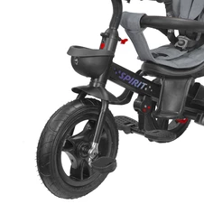 Трехколесный велосипед с ручкой Tilly Spirit T-3811 Grey серый фото 11