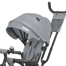 Трехколесный велосипед с ручкой Tilly Spirit T-3811 Grey серый фото 44