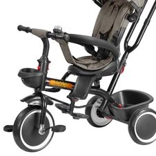 Трехколесный велосипед Tilly Magnum T-3814 Beige с родительской ручкой, бежевый фото 33