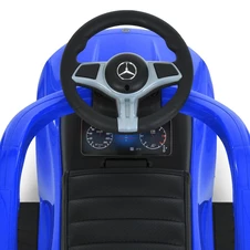 Детская каталка - толокар 668 L-4 с ручкой синяя, Mercedes фото 99