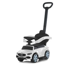 Каталка - толокар с ручкой 668 L-1 Mercedes, белая купить