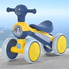 Детская каталка - толокар мотоцикл M 5729-4-6 сине-желтая