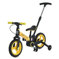 Велосипед - беговел Profi Kids 12 д. MB 1021-5 трансформер, черно-красный фото 33