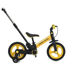 Велосипед - беговел Profi Kids 12 д. MB 1021-5 трансформер, черно-красный фото 66