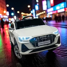 Детская машина на аккумуляторе M 6133 EBLR-1 Audi, четыре двигателя, белая фото 11