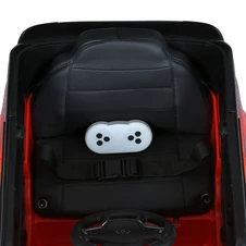 Лицензионный детский джип M 6130 EBLR-3 Toyota, кожаное сиденье, красный фото 16