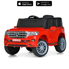 Лицензионный детский джип M 6130 EBLR-3 Toyota, кожаное сиденье, красный купить