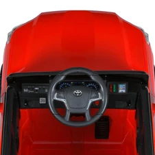 Лицензионный детский джип M 6130 EBLR-3 Toyota, кожаное сиденье, красный фото 88