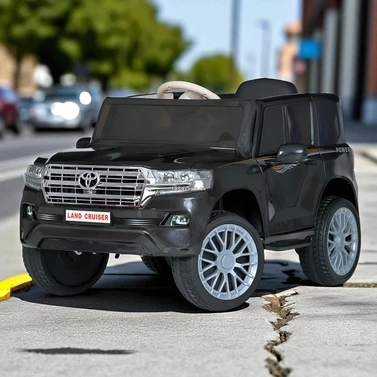 Детский джип M 6130 EBLR-2 Toyota на аккумуляторе, EVA колеса, черный
