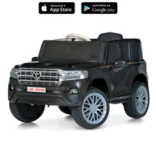 Детский джип M 6130 EBLR-2 Toyota на аккумуляторе, EVA колеса, черный купить