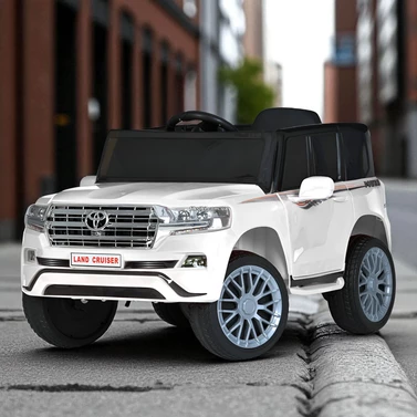 Детский джип M 6130 EBLR-1 Toyota на аккумуляторе, EVA колеса, белый