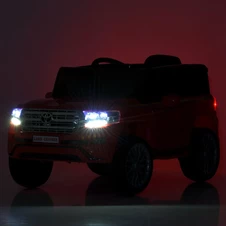 Детский джип M 6130 EBLR-1 Toyota на аккумуляторе, EVA колеса, белый фото 66