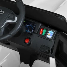 Детский джип M 6130 EBLR-1 Toyota на аккумуляторе, EVA колеса, белый фото 99