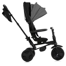 Трехколесный велосипед с ручкой Turbo Trike MT 1055 Black черный фото 44