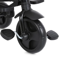 Трехколесный велосипед с ручкой Turbo Trike MT 1055 Black черный фото 99